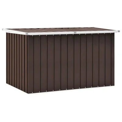 Abbildung von vidaXL Gartenbox Auflagenbox Kissenbox Aufbewahrungsbox Truhe Box Gartenmöbel Gartenkasten Gartentruhe Werkzeugkasten Braun 149x99x93cm