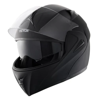 Abbildung von VEVOR Unmaskierter Motorradhelm Motocrosshelm Größe M 57 58cm mit Bluetooth