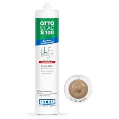Abbildung von OTTO Chemie Silikon S100 Premium Sanitär 300ml C10 bahamabeige