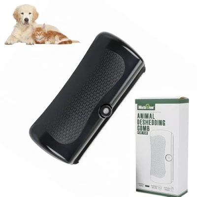 Abbildung von KAIYAYA Hundebürste Bürste mit Komfortgriff, Hunde Hund kurzhaar und langhaar Pet Care Brush, Hair Removal Brush für Katzen andere Haustiere Fellpflege