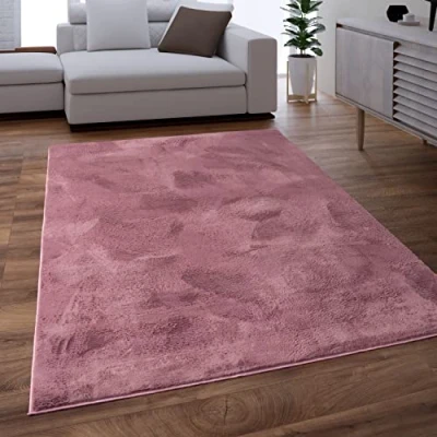 Abbildung von Paco Home Fellteppich &quot;Kunstfell Soft 380&quot;, rechteckig, 14 mm Höhe, Langflor, Kuschelteppich besonders weich, Uni Farben