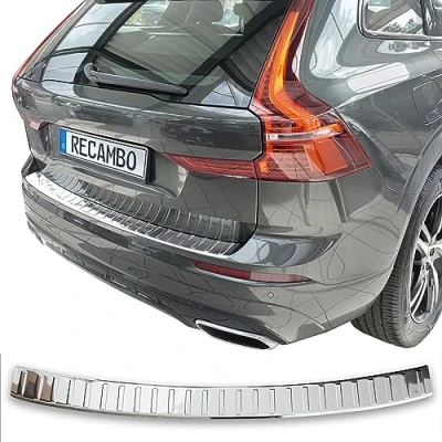 Abbildung von Ladekantenschutz Edelstahl CHROM kompatibel für Volvo XC60 II BJ ab 2017&gt; premium Qualität von RECAMBO