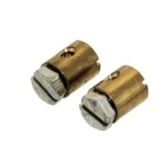 Abbildung von 2x Bowdenzug Schraubnippel Klemmnippel 8x9 mm kompatibel mit Puch Hercules Kreidler Zündapp Mofa Moped Mokick