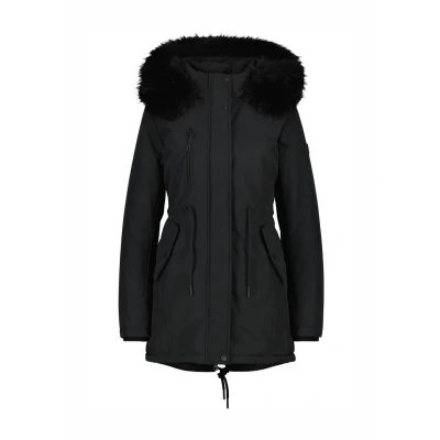 Abbildung von alife &amp; kickin Kiersey Parka, Damen, Größe: Large, Black