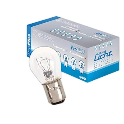 Abbildung von 10x Autolampe 12V 21/4W BAZ15d Glühbirne Leuchtmittel