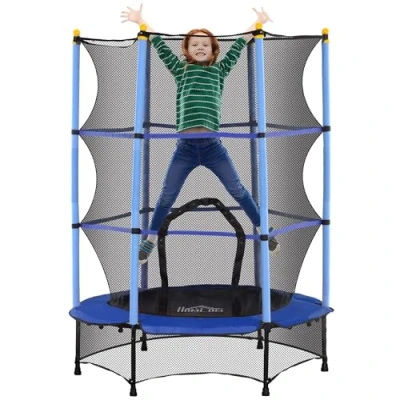 Abbildung von Kinder Trampolin Ø140 cm, für 3 10 Jahre, Gartentrampolin