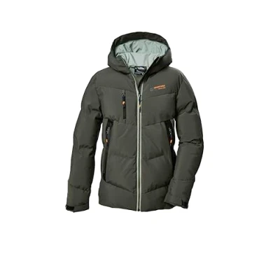 Abbildung von killtec Jungen Steppjacke/Winterjacke mit Kapuze KOW 374 BYS QLTD JCKT, dark moss, 128, 42167 000
