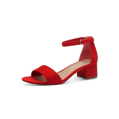 Abbildung von Tamaris Riemensandalette, Damen, Größe: 39, Red Schuhe