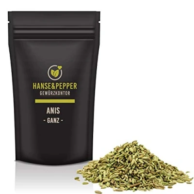 Abbildung von 100g Anis Saat Samen ganz Top 1A Aromatisch natürlich vom Hanse&amp;Pepper Gewürzkontor Gourmet Serie