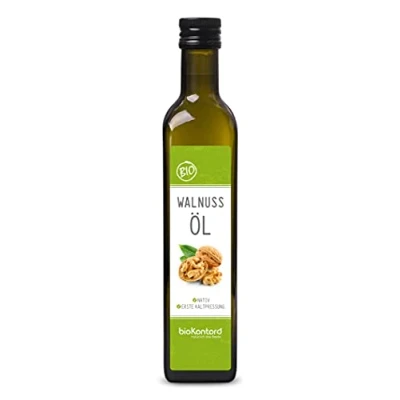 Abbildung von Walnussöl BIO kaltgepresst 500ml I nativ 1. Kaltpressung 100% natürlich von bioKontor