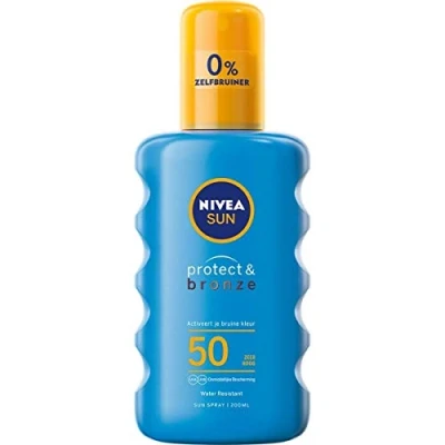 Abbildung von Nivea Protect &amp; Bronze Sun Spray LSF 50, 200 ml