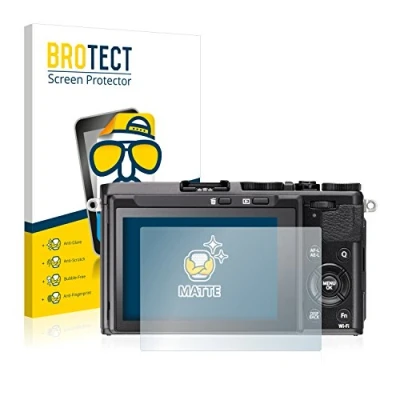 Abbildung von BROTECT Entspiegelungs Schutzfolie für Fujifilm FinePix X70 (2 Stück) Matte Displayschutz Folie, Anti Reflex, Fingerprint