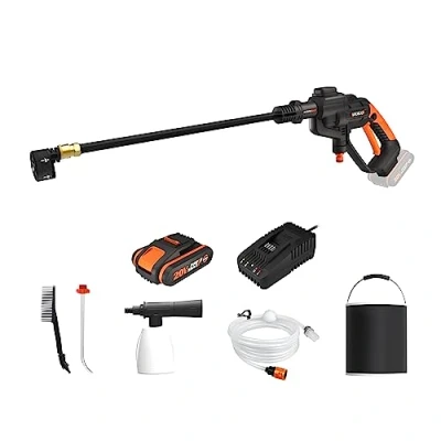 Abbildung von WORX WG620E.2, Kompakt, Akku, Niederdruck, Schwarz, Orange, 1 Benutzer, 120 l/h