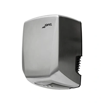 Abbildung von Jofel Optischer Hochleistungs Händetrockner (505 Km/h) Geringer Stromverbrauch 1200W, automatischer Händetrockner. Schnell 10sec. Hoher Arbeitsfluss. Modell Power+ Inox. AA57000 Helligkeit