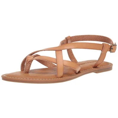 Abbildung von Amazon Essentials Damen Freizeitsandale mit Riemchen, Natürlich, 39 EU