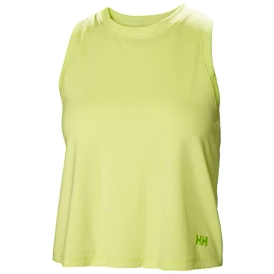 Abbildung von Helly Hansen W Ocean Cropped Tank Top Sunny Lime Womens XS