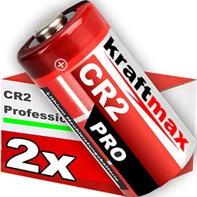 Abbildung von 2er Pack CR2 Lithium Hochleistungs Batterie für professionelle Anwendungen Neueste Generation