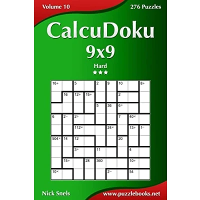 Abbildung von CalcuDoku 9x9 Hard Volume 10 276 Puzzles