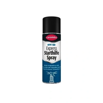 Abbildung von Caramba Express Starthilfe Spray schonendes Starthilfespray für Benzin und Dieselmotoren zuverlässige Fahrzeugstarts bei Nässe Kälte zu jeder Jahreszeit 1 x 300 ml