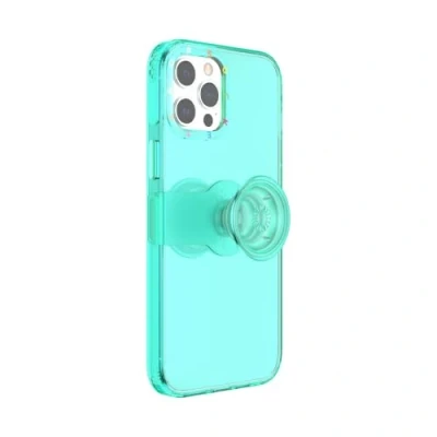 Abbildung von PopSockets iPhone 12 Pro Max Hülle mit Handygriff und Slide, Handyhülle für Spearmint