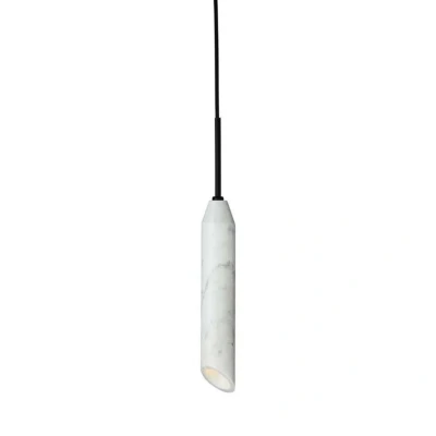 Abbildung von Hängeleuchte Marble Art, weiß, Carrara Marmor, Höhe 30 cm