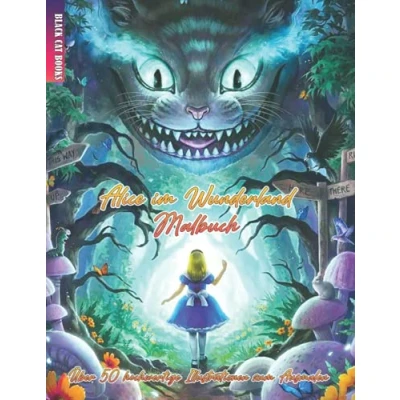 Abbildung von Alice im Wunderland: Malbuch: Über 50 hochwertige Illustrationen zum Ausmalen