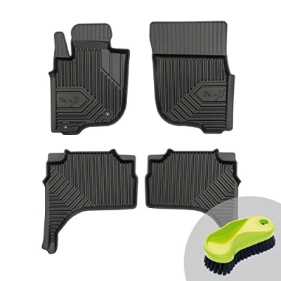 Abbildung von FROGUM No.77 Gummimatten Ganzjahresset von Auto Fußmatten Autofussmatten für Mitsubishi L200 VI ab 2019 Langlebiges TPE Material