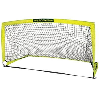 Abbildung von Franklin Sports Unisex Erwachsene Black Hawk Soccer Goal Fußballtor, Optisches Gelb, 9&#039; x 5&#039;6&quot;