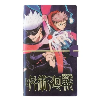 Abbildung von Grupo Erik Reisetagebuch zum Selberschreiben Jujutsu Kaisen Manga Bullet Journal Dotted Notizbuch Leder (synthetisch) Tagebuch für Erwachsene Kinder Klein Zeichenbuch Skizzenbuch