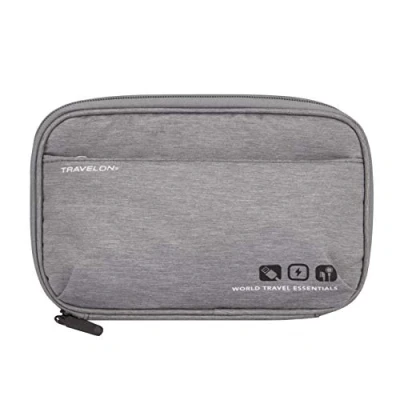 Abbildung von Travelon World Travel Essentials Tech Organizer, Grau meliert (Grau) 43373 51T