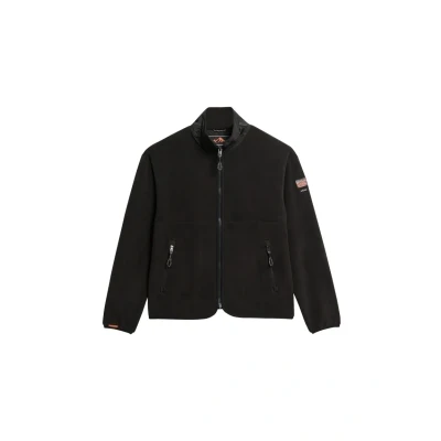 Abbildung von Superdry Active FULL ZIP Fleecejacke, Damen, Größe: 36, Black