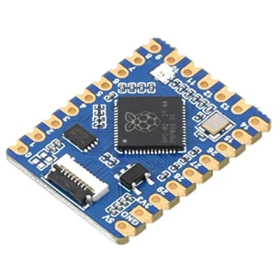 Abbildung von Waveshare RP2040 Entwicklungsboard Basierend auf Raspberry Pi Mikrocontroller Chip Dual Core Arm Prozessor, 20xMulti Function GPIO Pins, Adapting USB C Port über Adapter Board