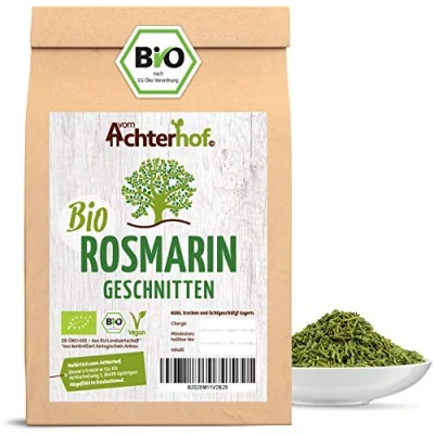 Abbildung von Bio Rosmarin getrocknet geschnitten (250g) Tee vom Achterhof Gewürze Rosemary Cut Organic