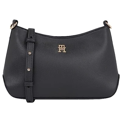 Abbildung von Tommy Hilfiger Staple Crossover Umhängetasche, Damen, Größe: One Size, Black