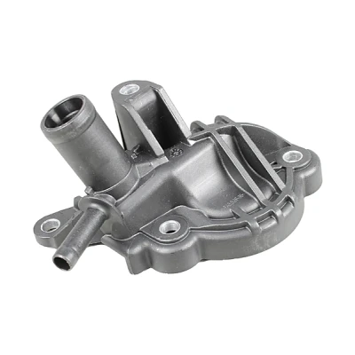 Abbildung von METZGER 4010274 Flansch Kunststoff Wasserpumpe, Thermostat VOLKSWAGEN: Golf 7 Variant, Passat B8 Tiguan II, AUDI: A3 Sportback, A4 B9 Avant