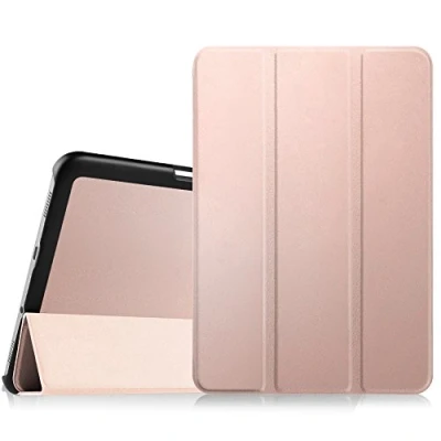 Abbildung von Fintie Hülle für Samsung Galaxy Tab S2 8.0 T710 / T713/ T715 T719 (8 Zoll) Tablet PC Ultra Schlank Superleicht Ständer SlimShell Cover Schutzhülle mit Auto Schlaf/Wach Funktion, Roségold
