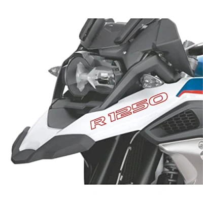 Abbildung von 2pcs Aufkleber R1250 kompatibel für Motorrad BMW GS R 1250 HP Adventure (red)