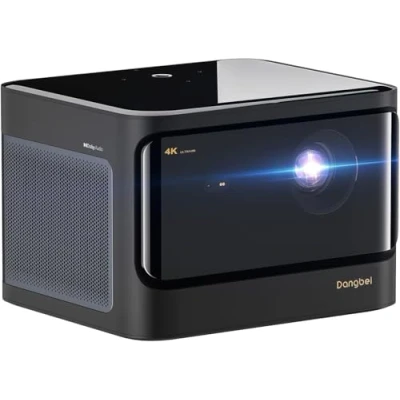 Abbildung von Dangbei DBX3 Pro 4k Beamer, 1800 ISO Lumen, 3D Beamer Heimkino, DLP Projektor mit Android 4 GB + 128 G, 2 * 10 W HiFi Lautsprecher, Auto Keystone, Autofokus, HDR10