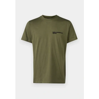 Abbildung von Karl Lagerfeld Jeans Tshirt basic, Herren, Größe: Small, Ivy green