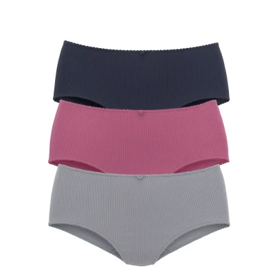 Abbildung von Vivance Taille 3 PACK Slip, Damen, Größe: 32/34, Blau beere navy