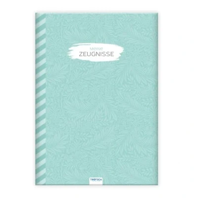 Abbildung von Trötsch Zeugnismappe A4 wattiert Floral: Geschenkidee zum Schulstart Einschulung Geschenk