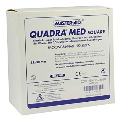 Abbildung von Quadra MED Square 38x38 mm Strips Master 100 St