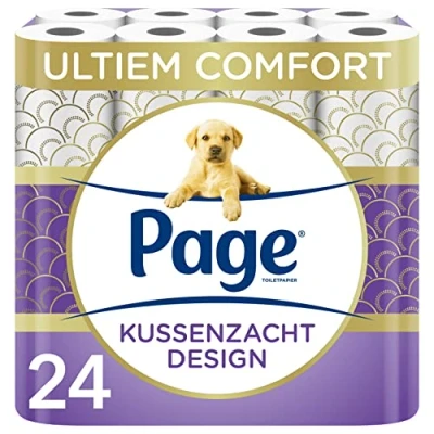 Abbildung von Page Toilettenpapier Kissenweiches Design 24 Rollen Vorteilspack