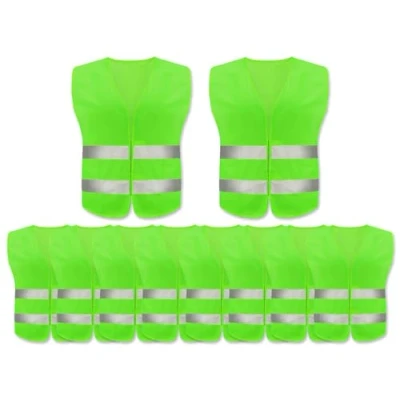 Abbildung von Anlising Warnweste, 10PCS Reflektierende Sicherheitswesten, 360 Grad Sicherheitsweste, Auto Reflektorweste,Warnschutzweste, Reflektierend Warnweste,für Fahrern,Arbeitskräften,Erwachsene