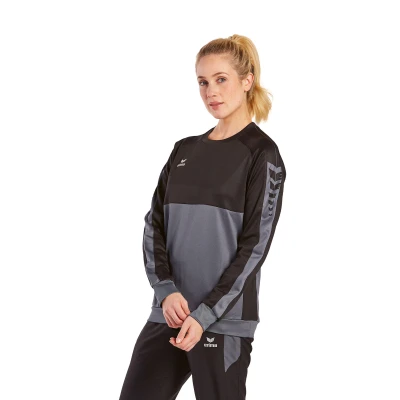 Abbildung von Erima Six Wings Sweatshirt Grauschwarz, 3XL Herren