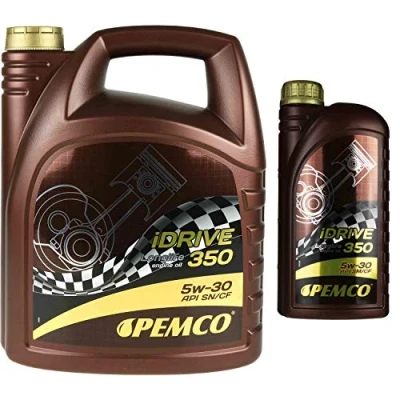 Abbildung von QR PARTS 69988765 6 Liter Orignal PEMCO Motoröl iDRIVE 350 5W 30 API SN/CF Engine Oil Öl 11192481