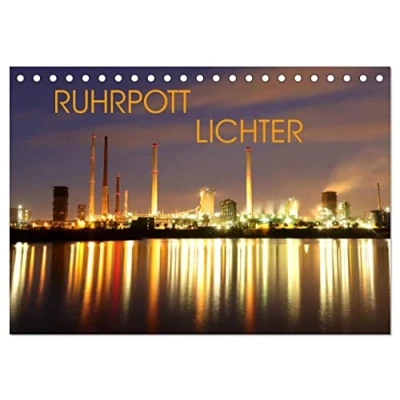 Abbildung von RUHRPOTT LICHTER (Tischkalender 2025 DIN A5 quer), CALVENDO Monatskalender