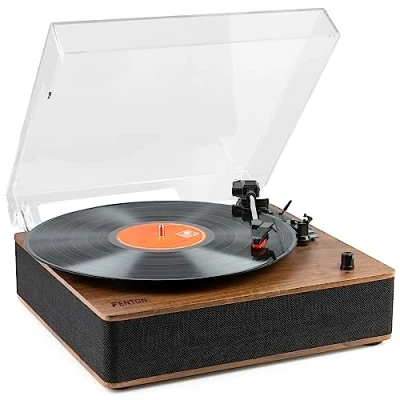 Abbildung von Fenton RP161 Retro Schallplattenspieler Bluetooth Integrierte