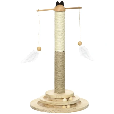 Abbildung von Kratzbaum, Kletterbaum, Katzenkratzbaum mit Ballspielzeug, Katzenbaum