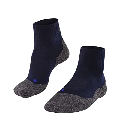 Abbildung von FALKE Herren Wandersocken TK2 Explore Cool Short M Sso Lyocell Funktionsmaterial antiblasen dick 1 Paar, Blau Marine 6120, 44 45